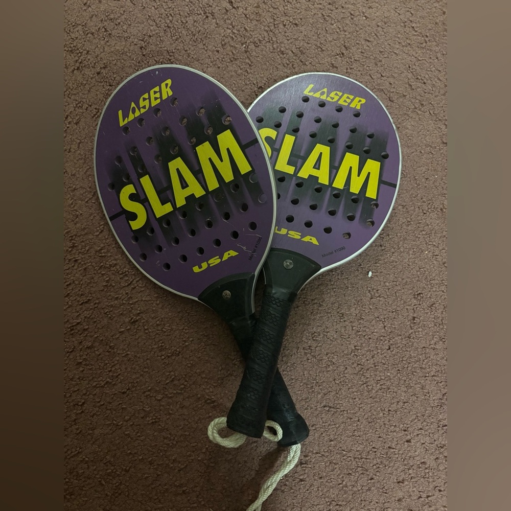Vintage racquetball paddles